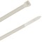 Us Cable Ties Cable Tie, 6", 18 lb, Natural Nylon, 100 Pack LD6N100